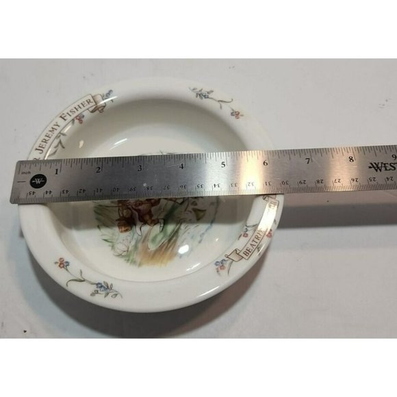 Vtg Beatrix Potter "Mr. Jeremy Fisher" Child's Bowl Made in England 1986 - Picture 9 of 9